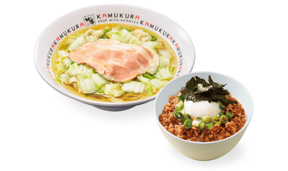 そぼろ丼セット